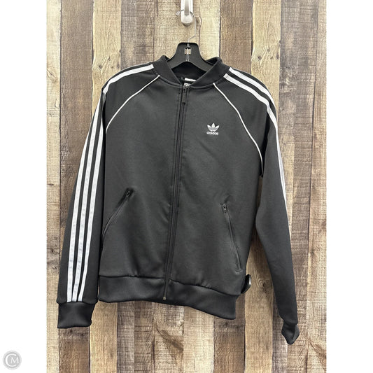 Athletic Jacket By Adidas In Black, Size: S
