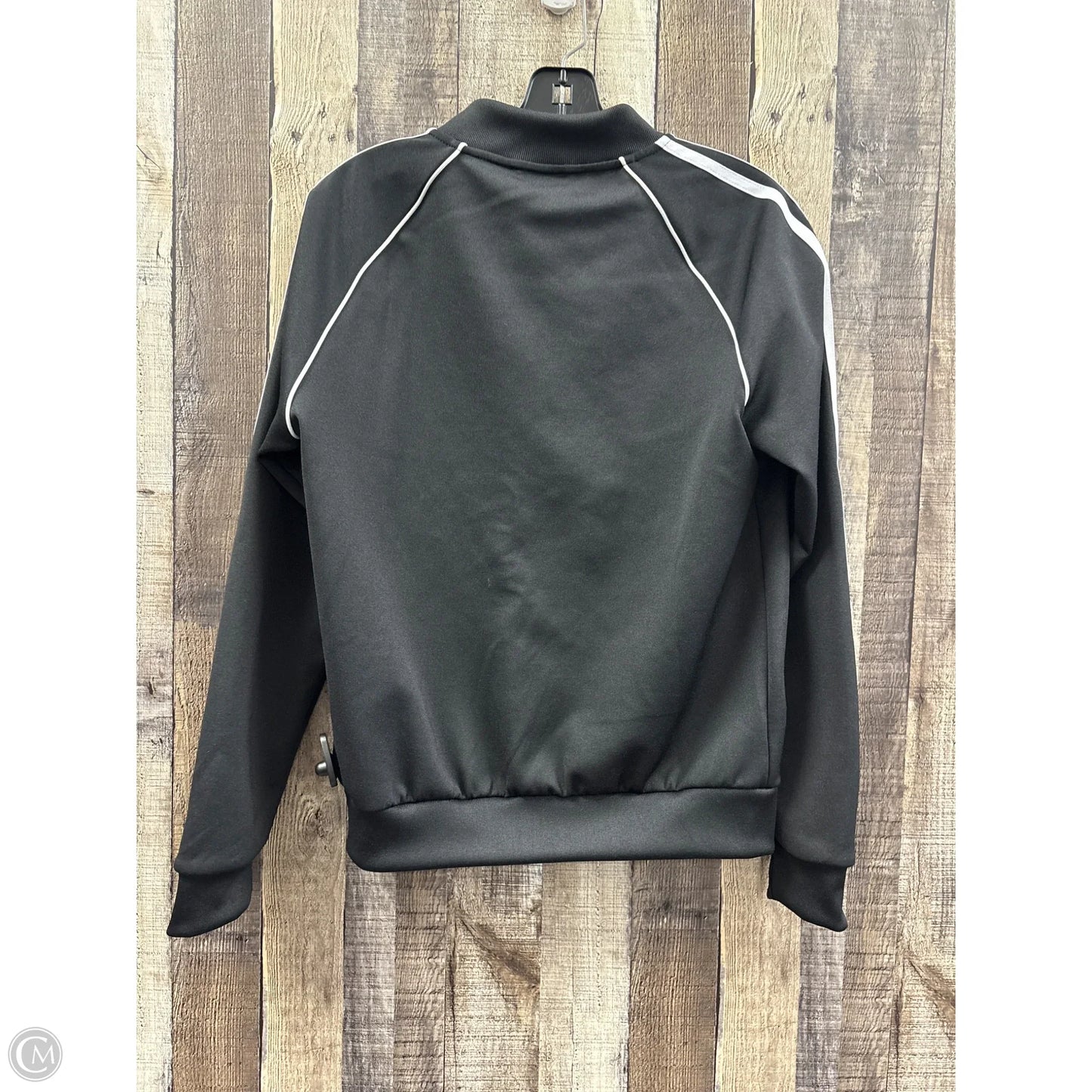 Athletic Jacket By Adidas In Black, Size: S