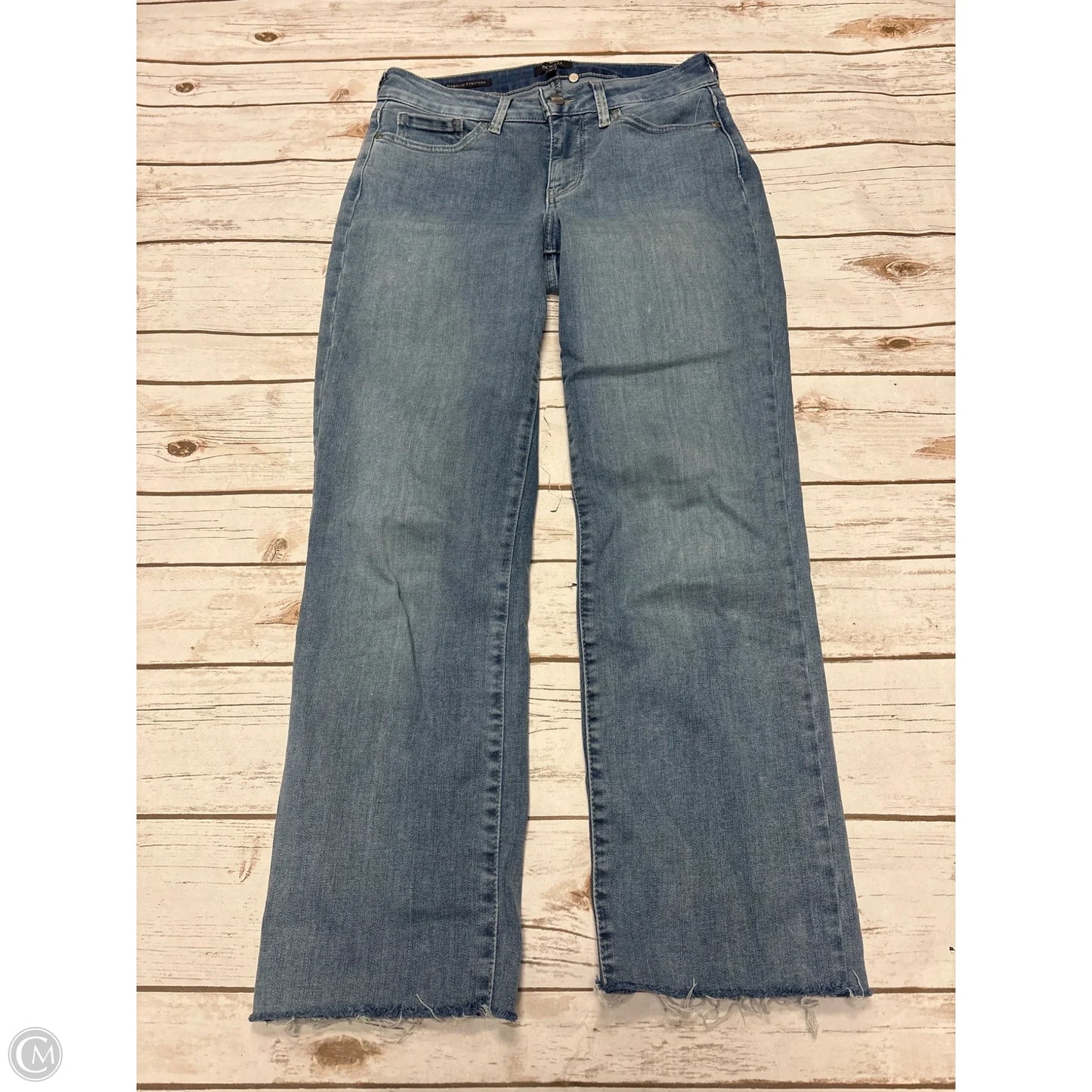 Jeans Straight By Not Your Daughters Jeans In Blue Denim, Size: 4