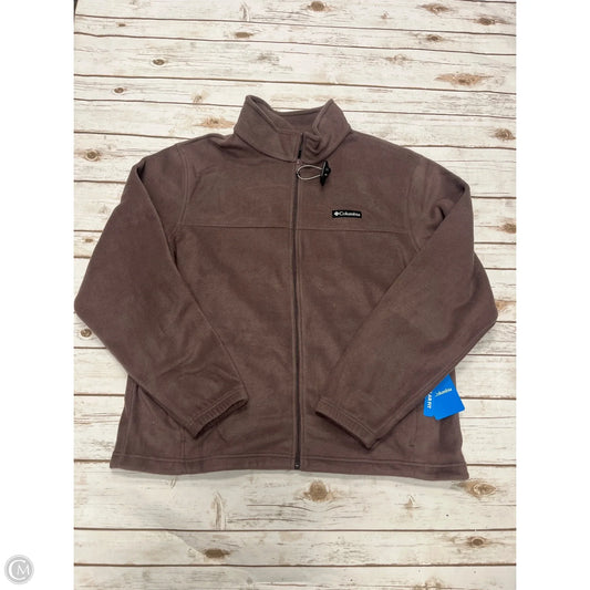 Jacket Fleece By Columbia In Taupe, Size: Xl