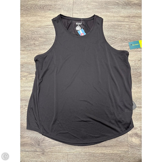 Athletic Tank Top By Tek Gear In Black, Size: 1x