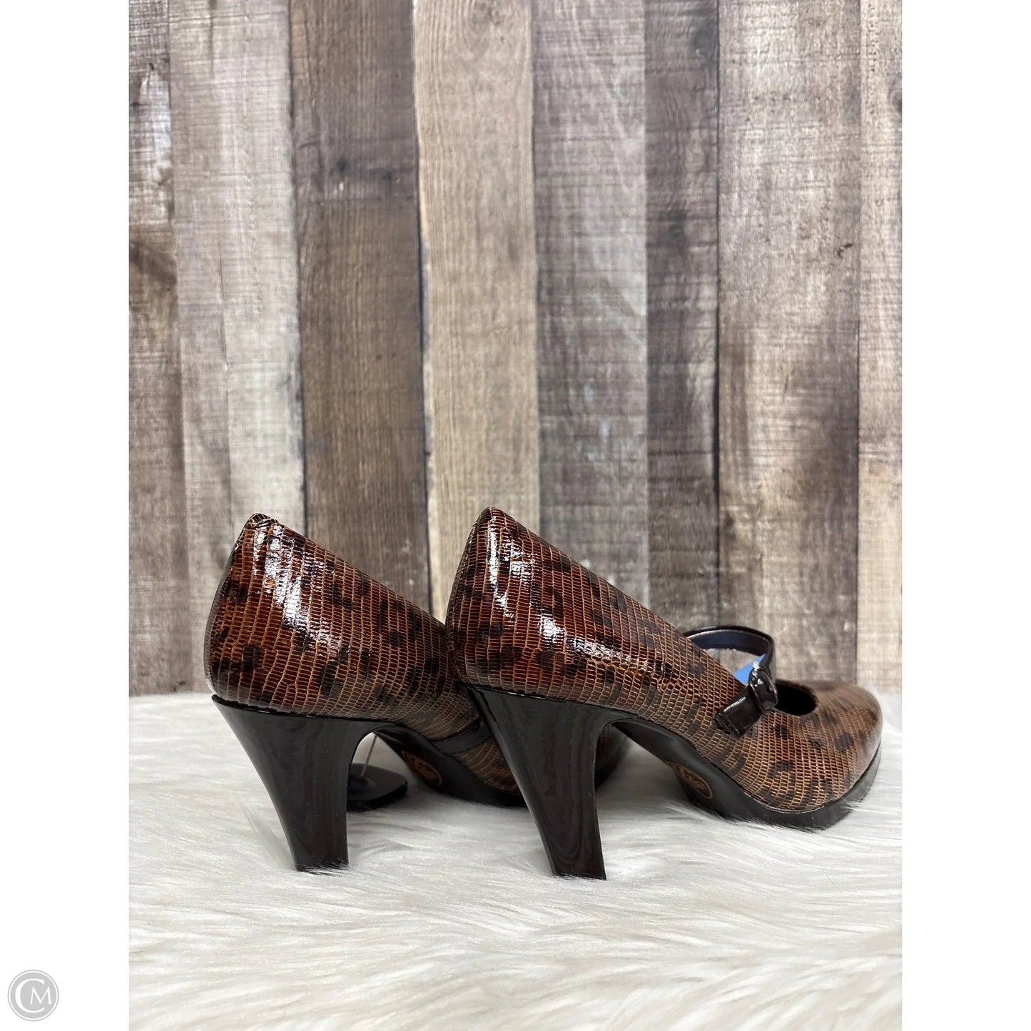 Shoes Heels Block By Sofft In Brown, Size: 9