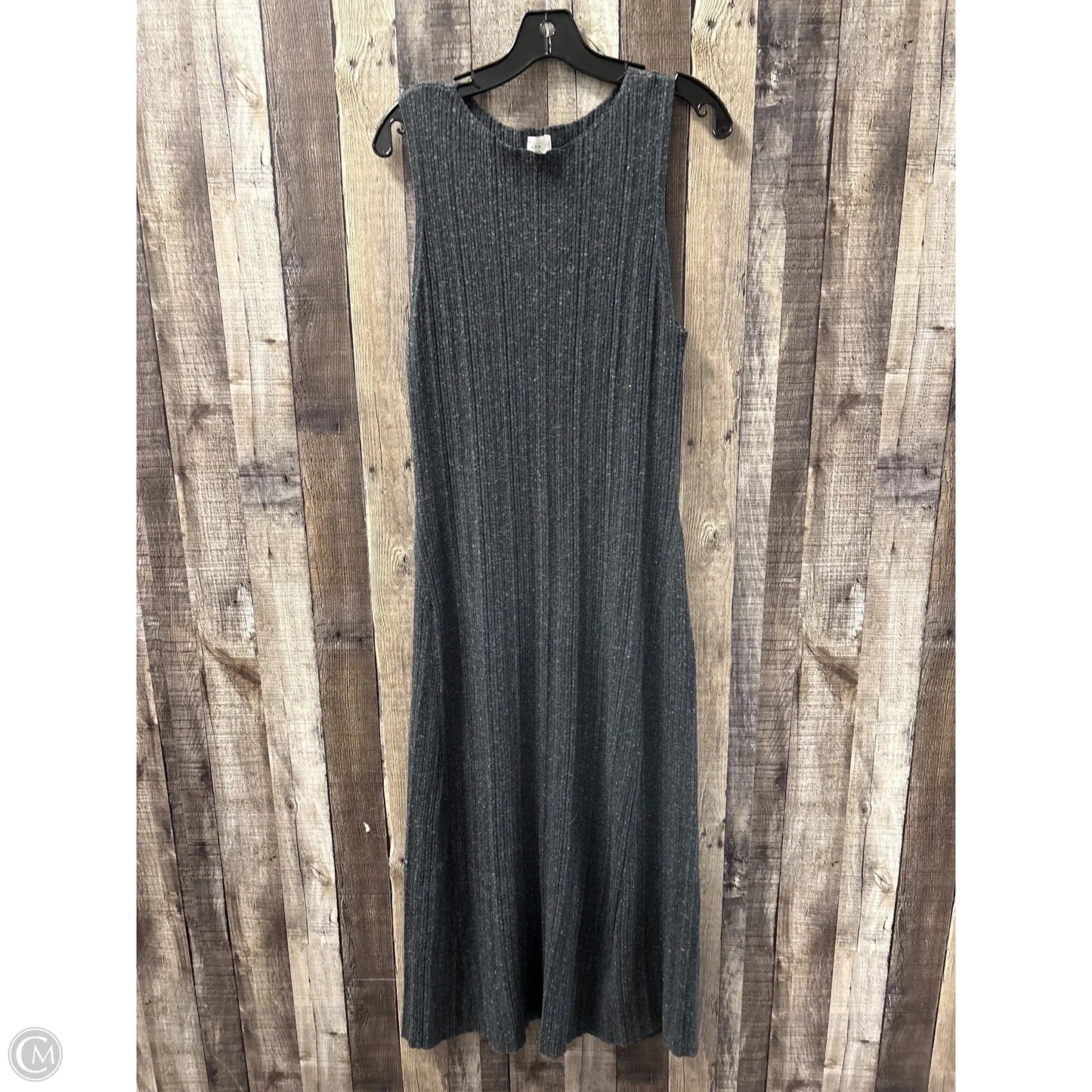 Dress Casual Maxi By A New Day In Grey, Size: Xxl