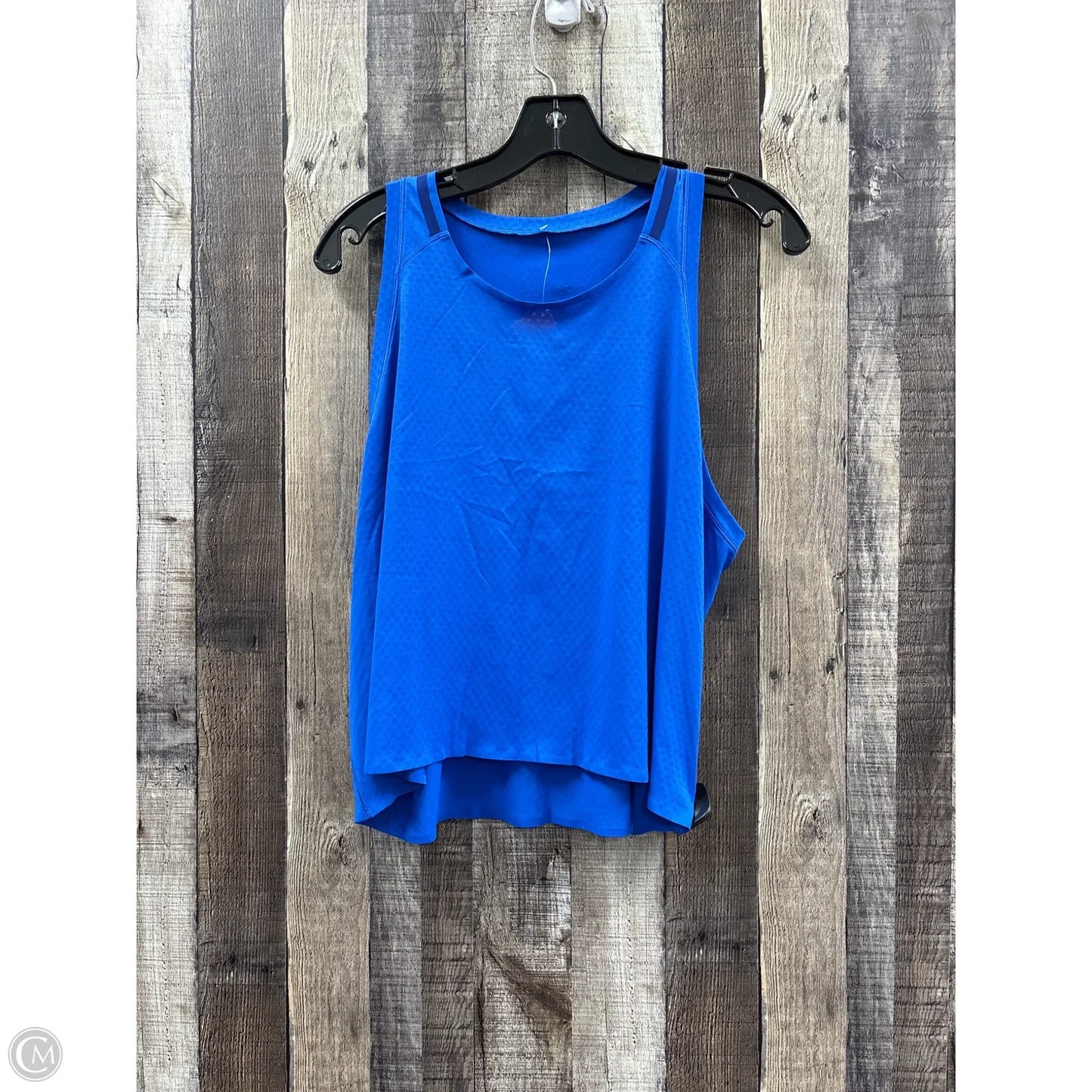 Athletic Tank Top By Lululemon In Blue, Size: Xl