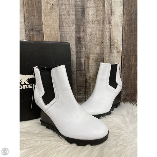 Boots Ankle Heels By Sorel In White, Size: 9.5