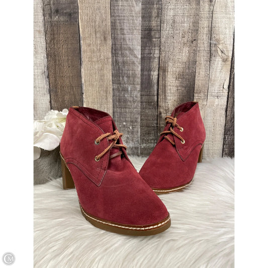 Boots Designer By Tory Burch In Red, Size: 9