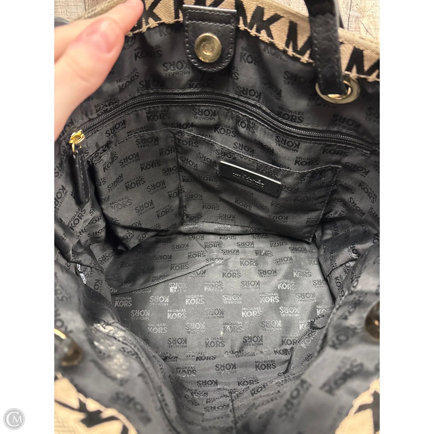 Tote Designer By Michael Kors, Size: Large