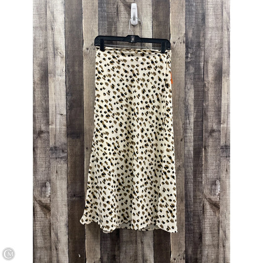 Skirt Maxi By Wishlist In Animal Print, Size: M