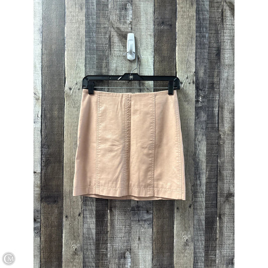 Skirt Mini & Short By Free People In Tan, Size: Xs