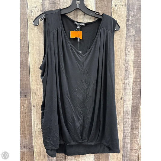 Top Sleeveless By Cable And Gauge In Black, Size: Xl