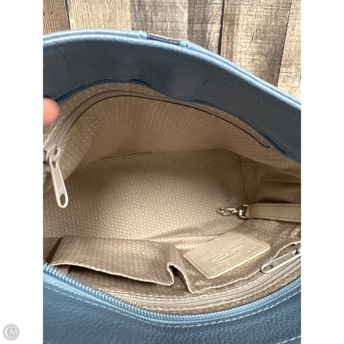 Handbag Leather By Brighton, Size: Medium