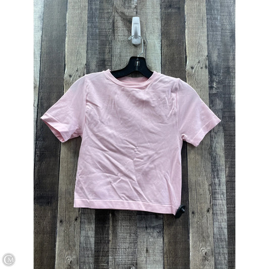 Top Short Sleeve Basic By A New Day In Pink, Size: S