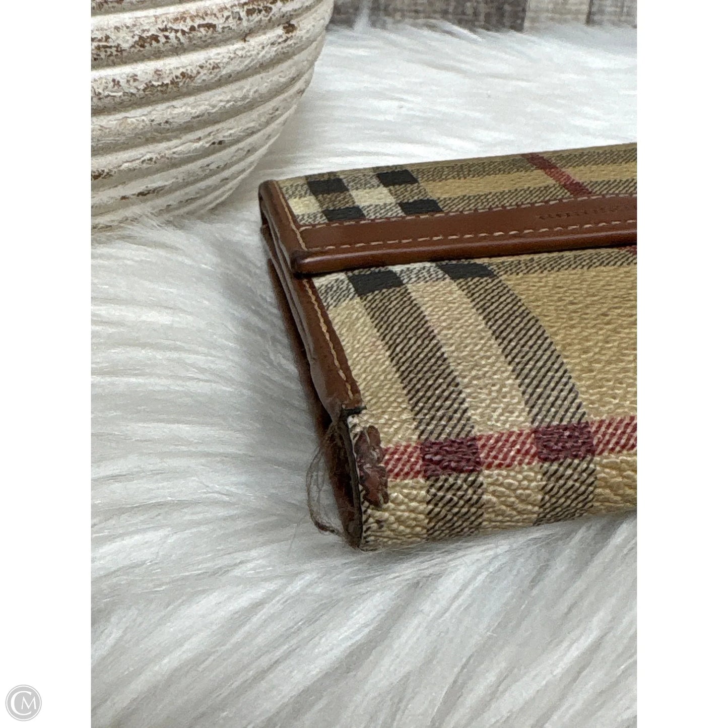 Wallet Luxury Designer By Burberry, Size: Small