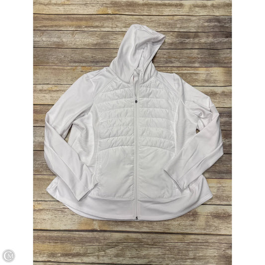 Athletic Jacket By Cme In White, Size: 1x