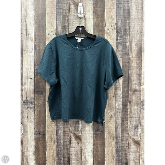 Athletic Top Short Sleeve By Athleta In Green, Size: Xl