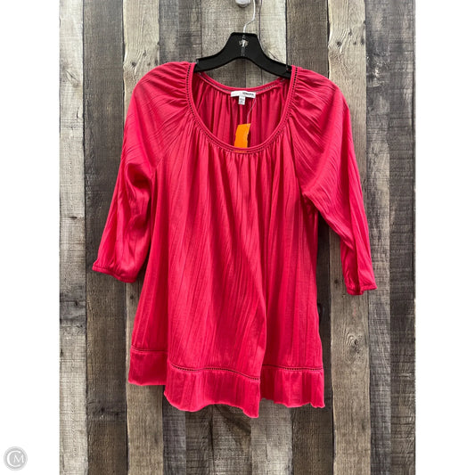 Top 3/4 Sleeve By Sonoma In Pink, Size: S