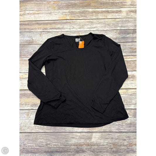 Athletic Top Long Sleeve Crewneck By 32 Degrees In Black, Size: Xl