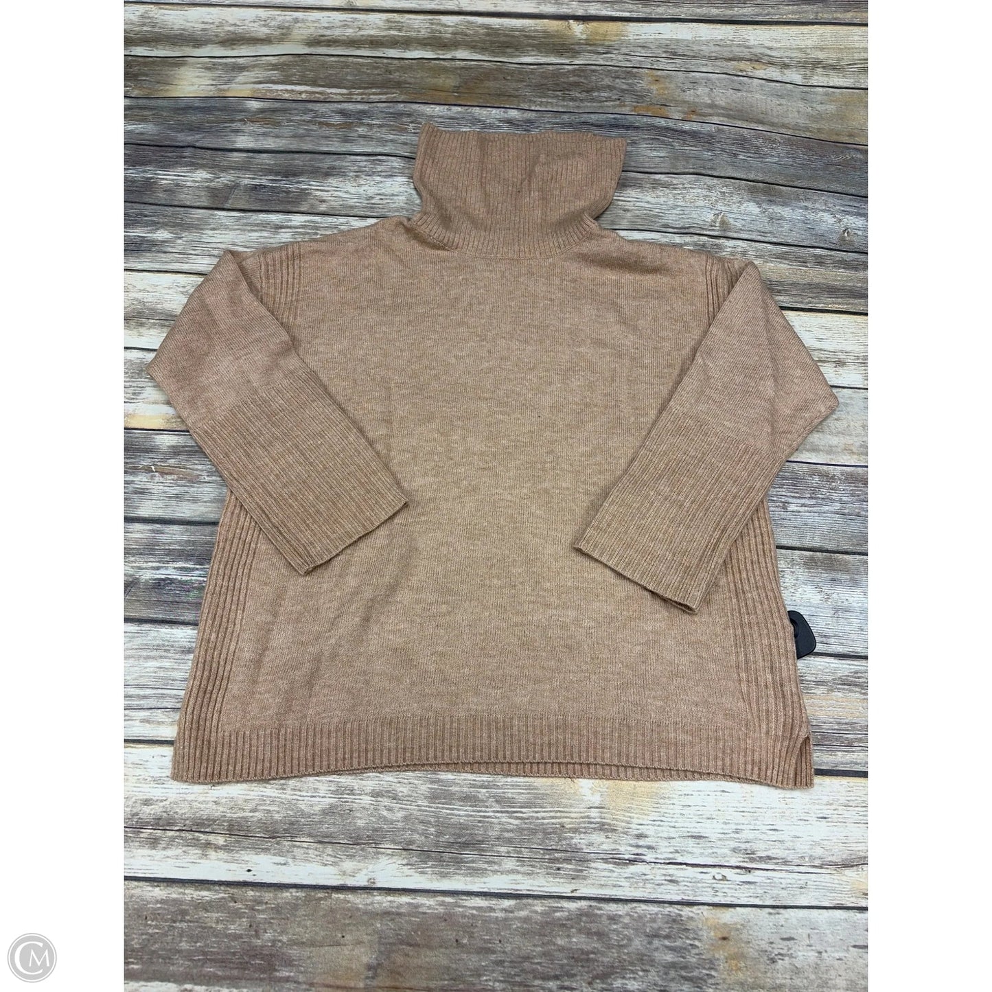 Sweater By Loft In Tan, Size: L