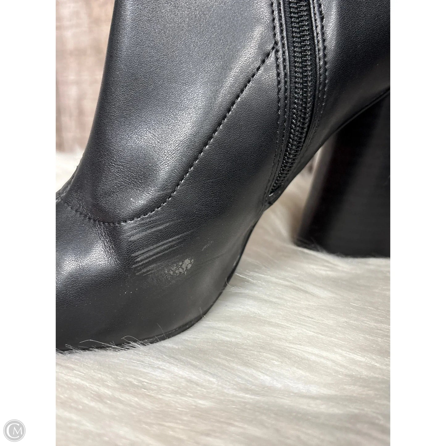 Boots Ankle Heels By Steve Madden In Black, Size: 8.5