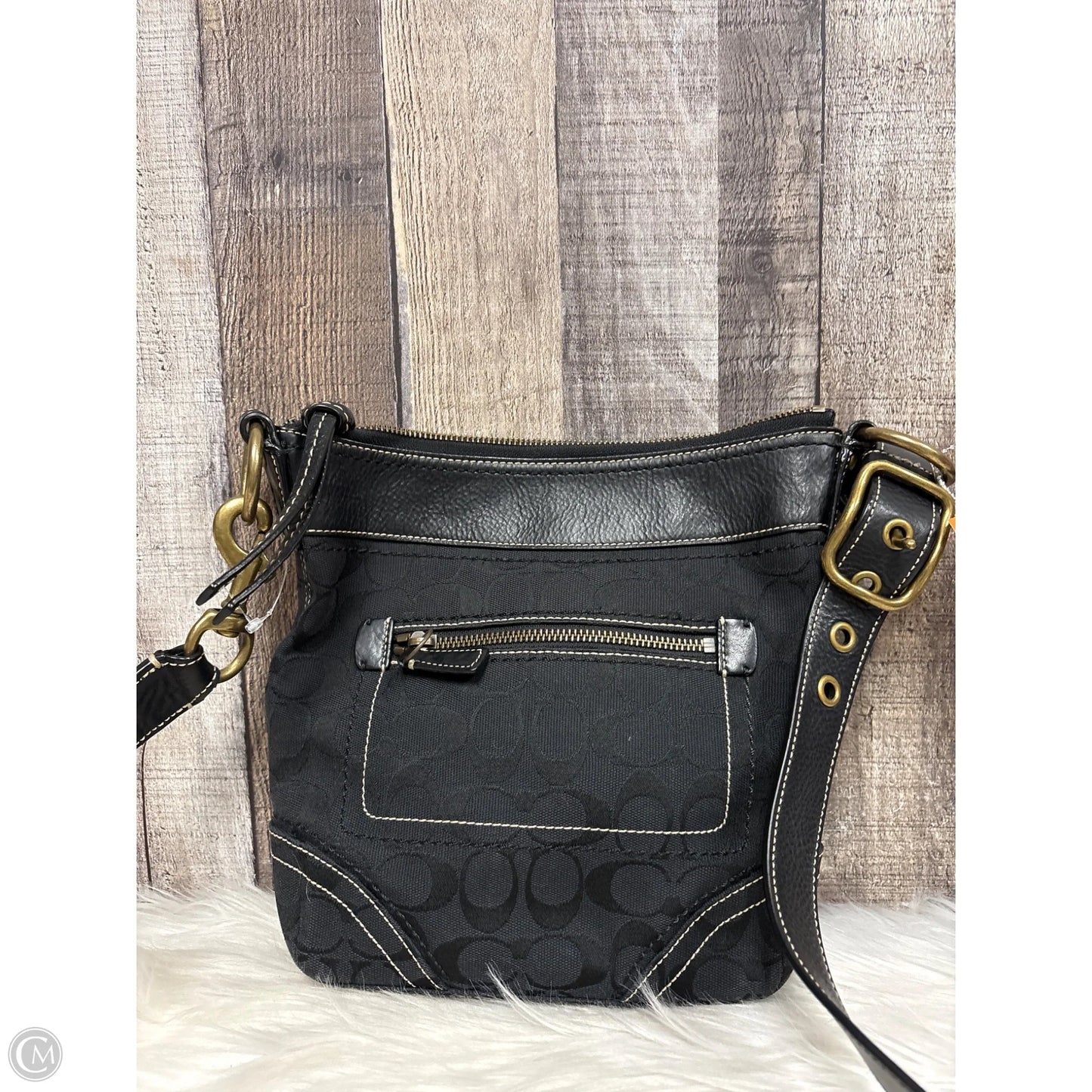 Crossbody Designer By Coach, Size: Medium