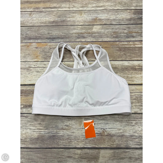 Athletic Bra By Fabletics In White, Size: L