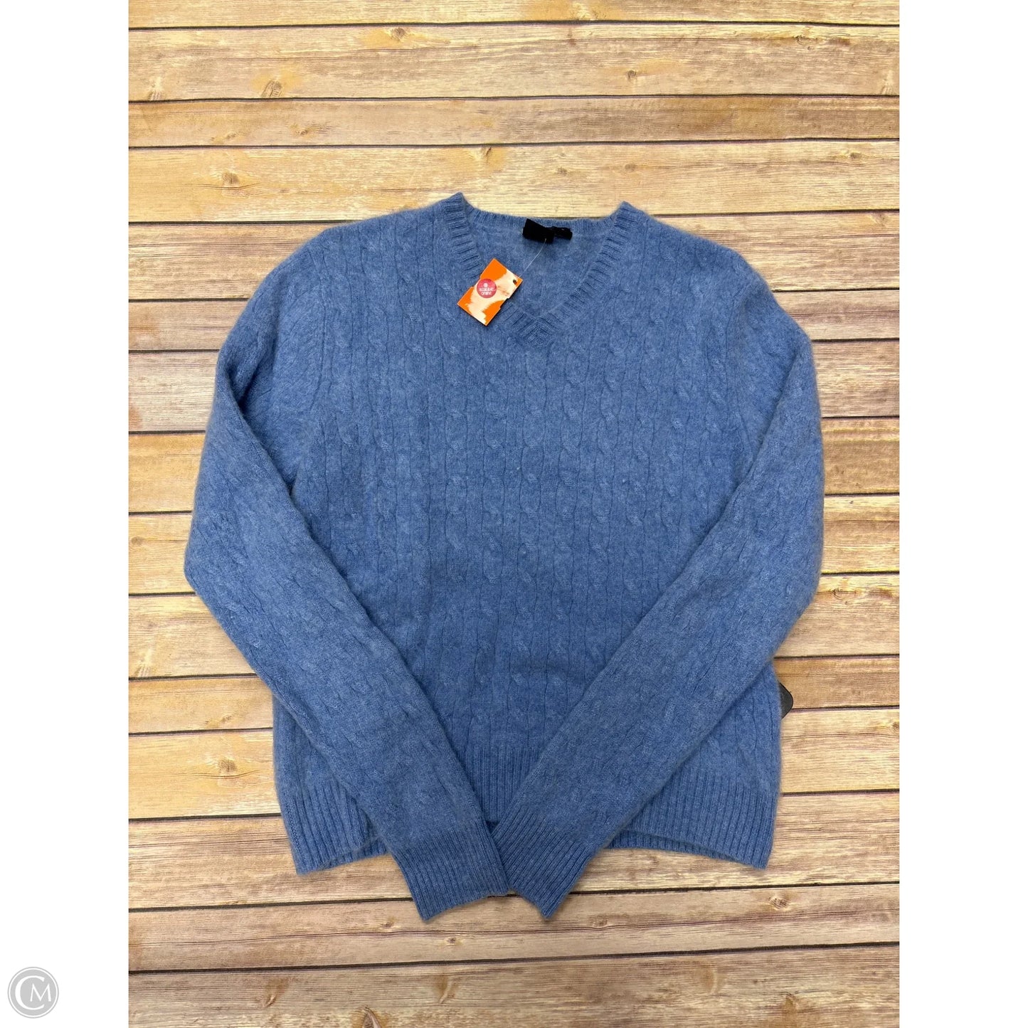 Sweater Cashmere By Cme In Blue, Size: L