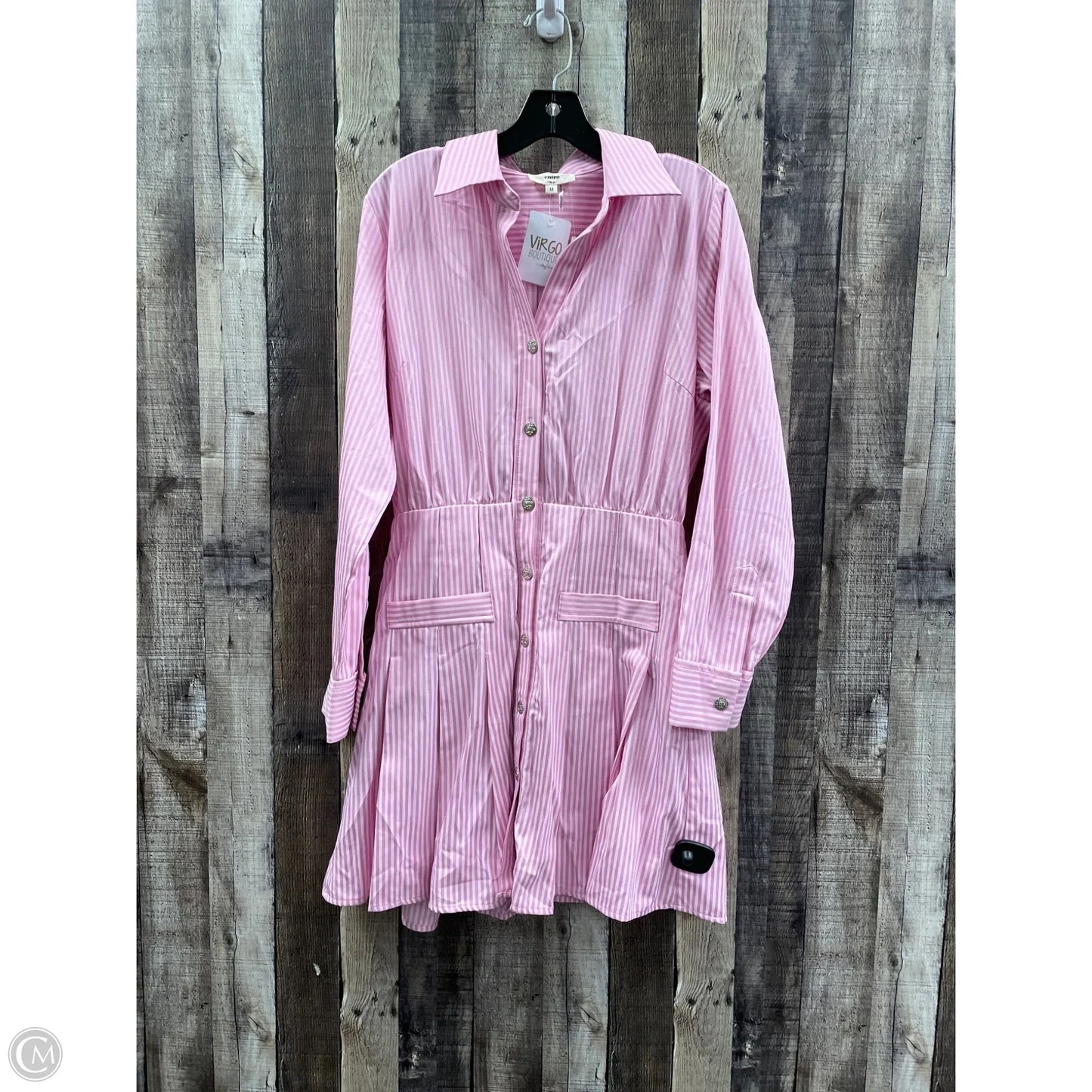 Dress Casual Midi By Entro In Pink, Size: M