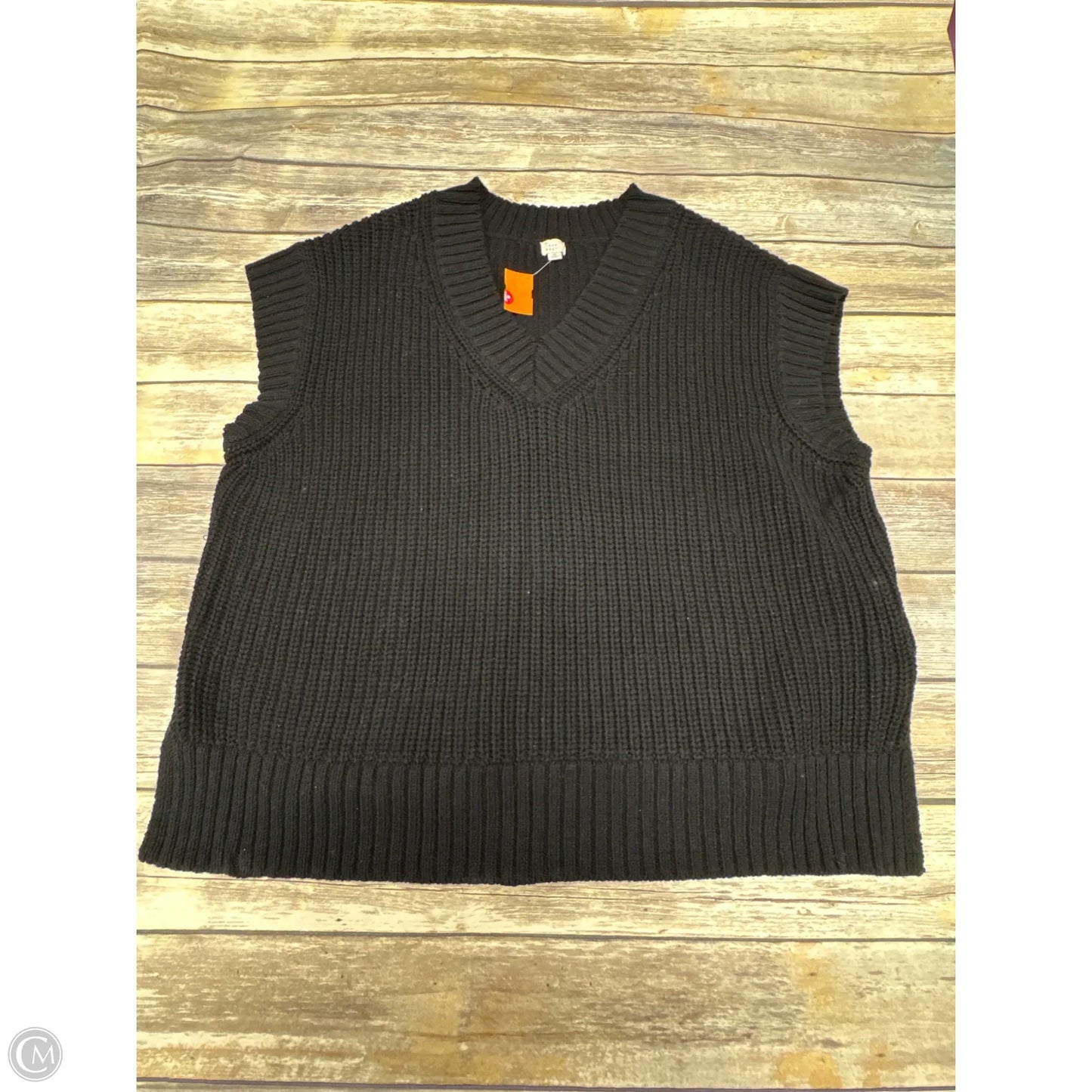 Sweater By A New Day In Black, Size: 3x