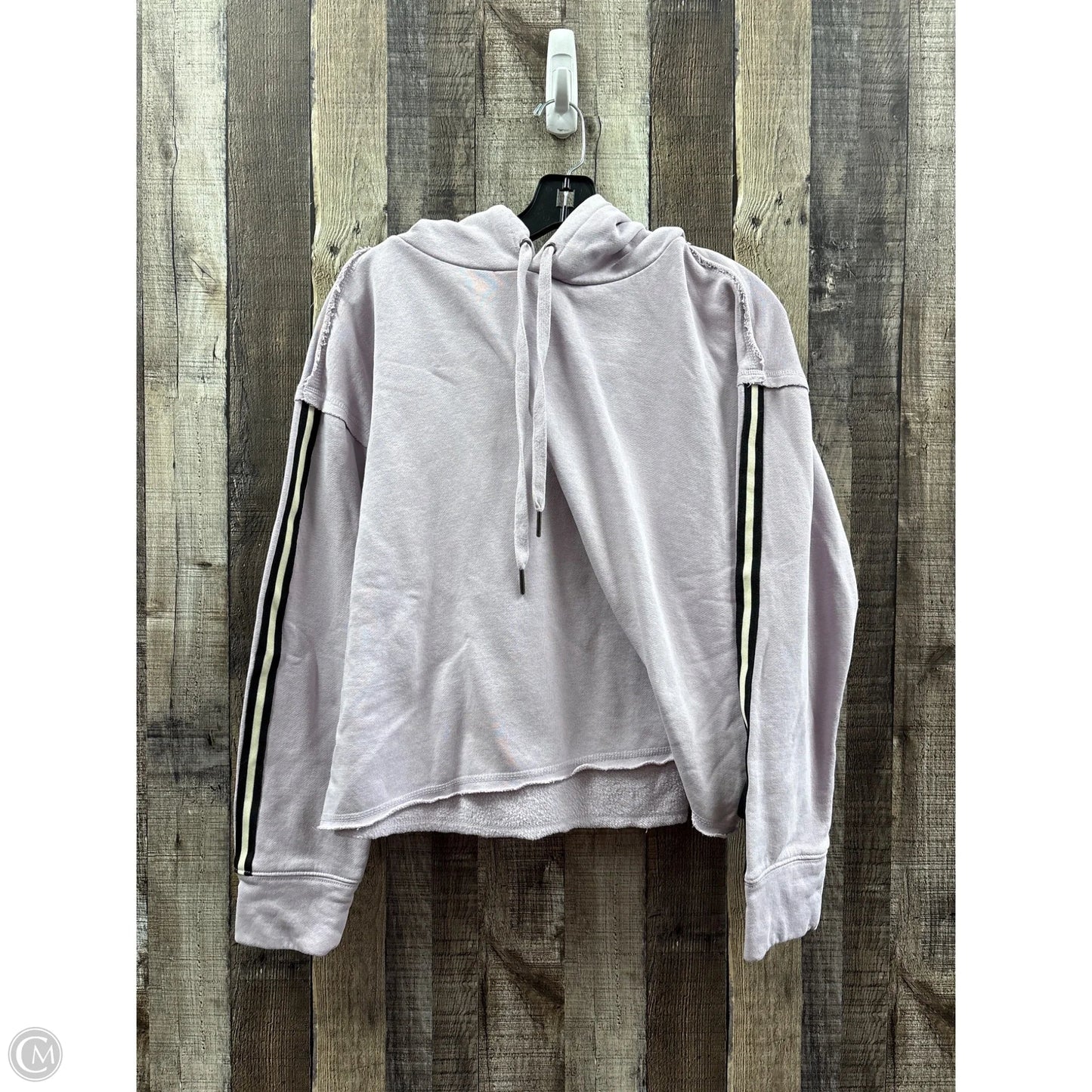 Sweatshirt Hoodie By Evereve In Purple, Size: M
