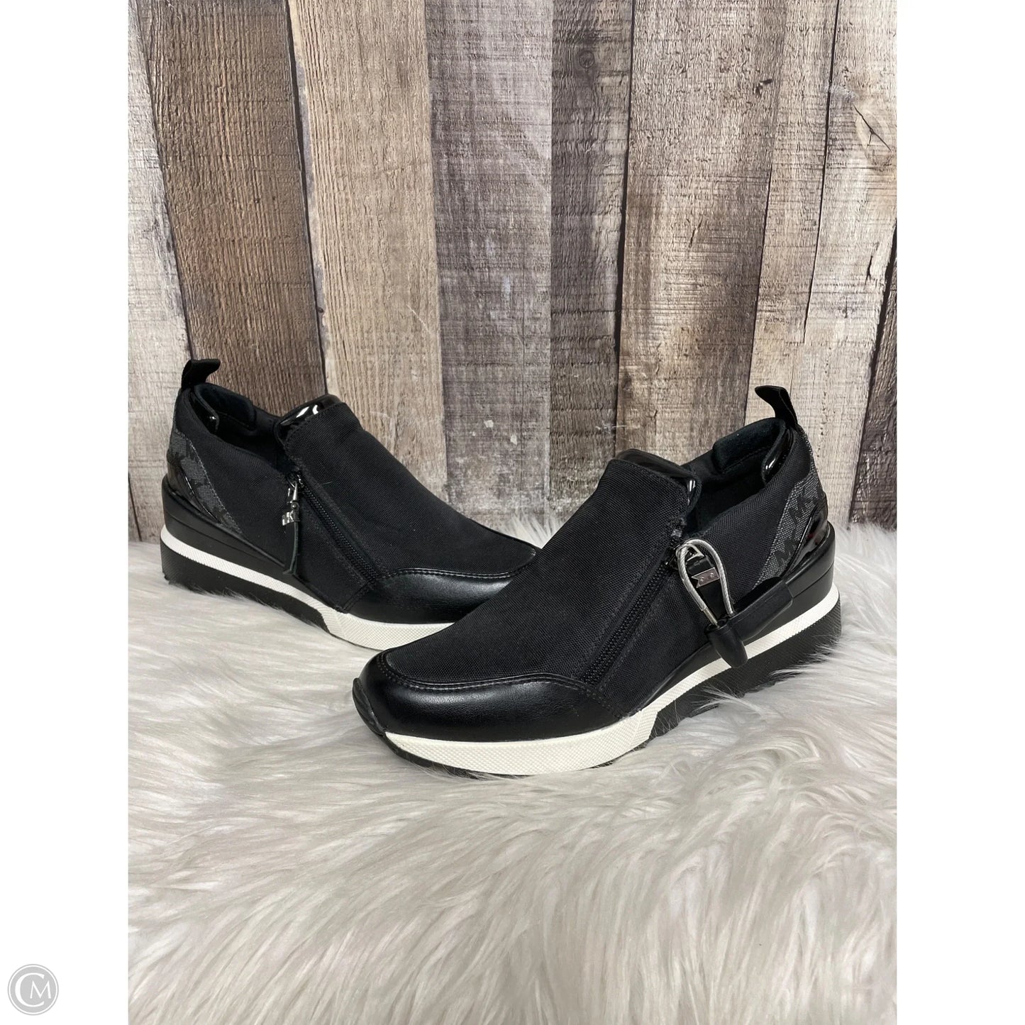 Shoes Heels Wedge By Michael By Michael Kors In Black, Size: 8