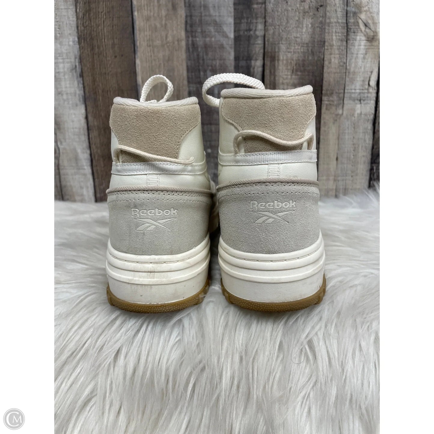 Shoes Athletic By Reebok In Cream, Size: 10