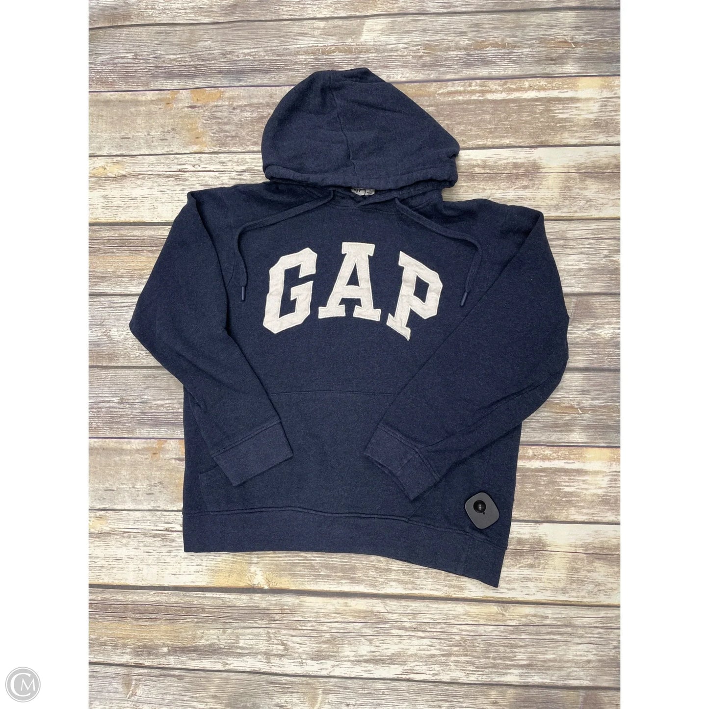 Sweatshirt Hoodie By Gap In Blue, Size: S