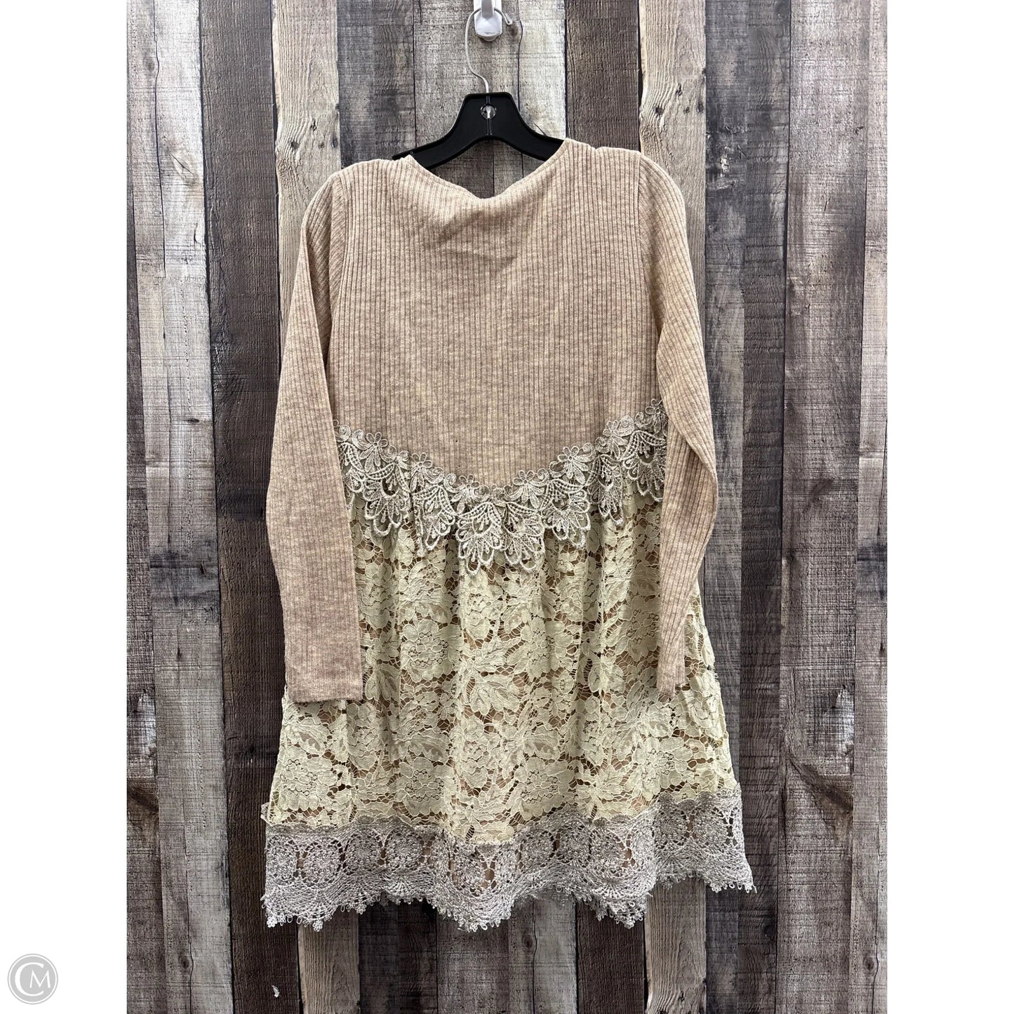Dress Casual Short By Pretty Angel In Beige, Size: L