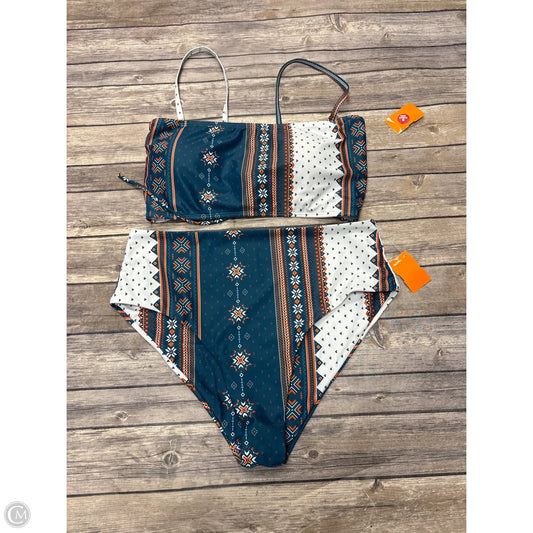 Swimsuit 2pc By Shein In Green, Size: Xl