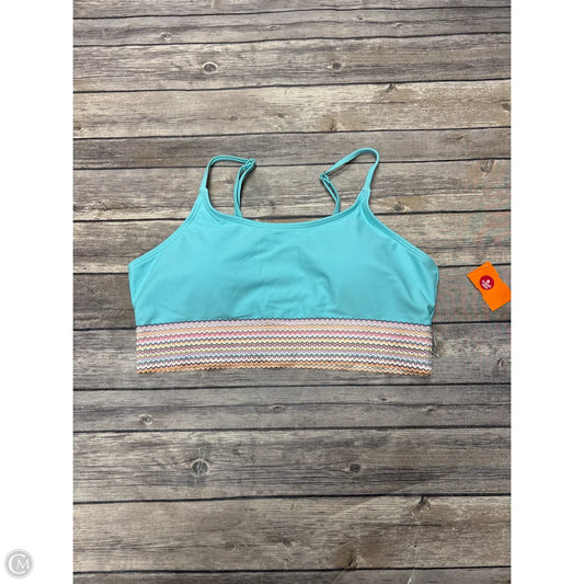 Swimsuit 2pc By Shein In Striped Pattern, Size: Xl