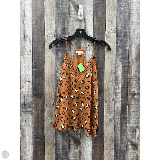 Top Sleeveless By Allison Joy In Animal Print, Size: S