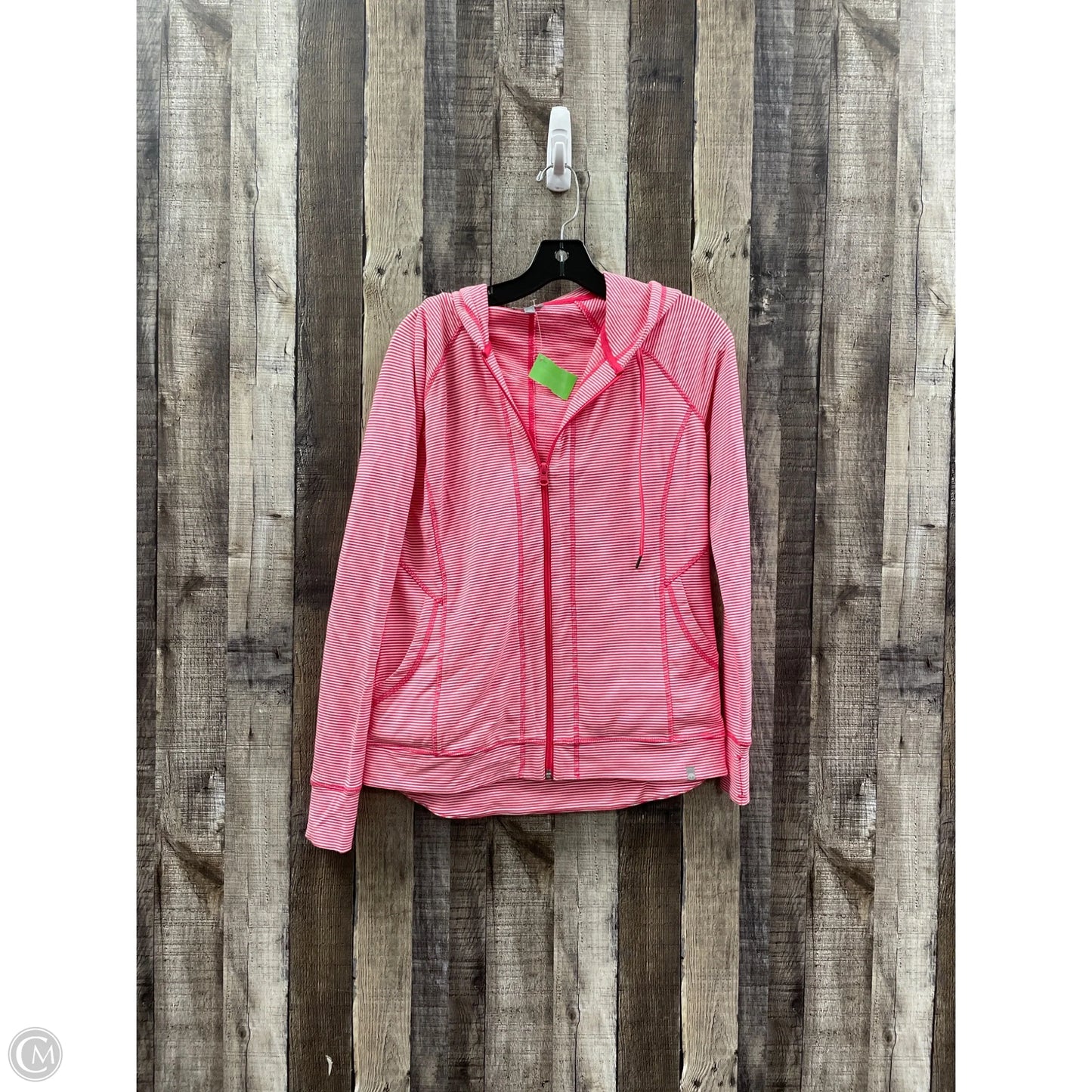 Sweatshirt Hoodie By Talbots In Striped Pattern, Size: Xs