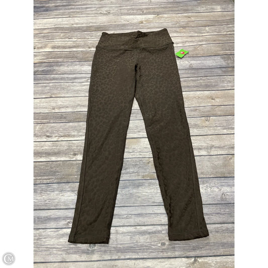Athletic Leggings By Mono B In Brown, Size: M