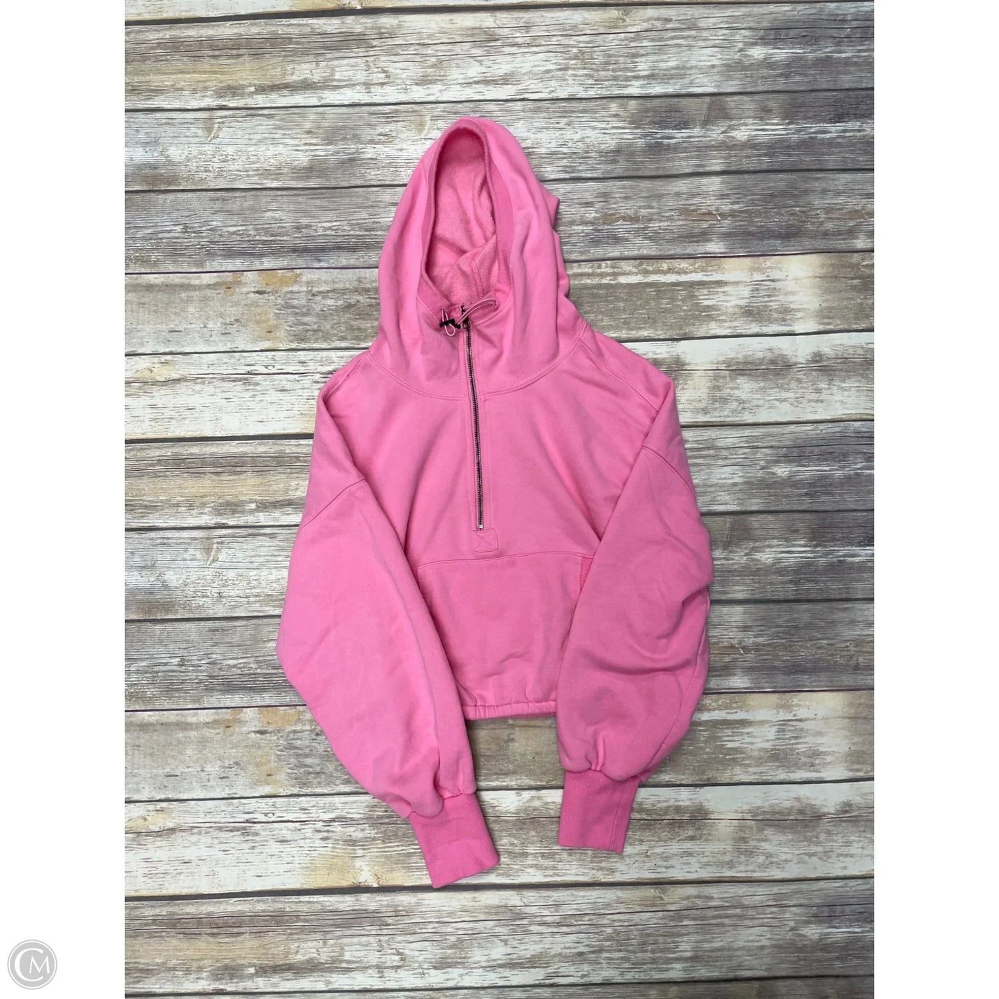 Sweatshirt Hoodie By Cmf In Pink, Size: M