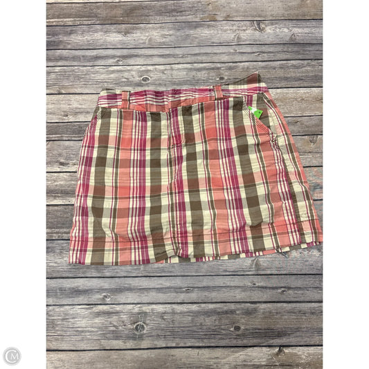 Skort By Sonoma In Plaid Pattern, Size: 8