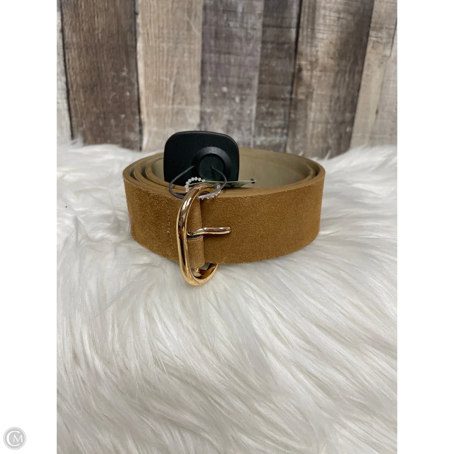 Belt Leather By Halogen, Size: Medium