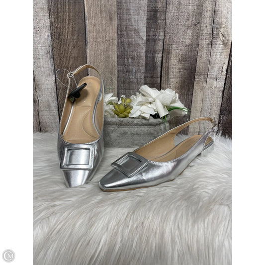 Shoes Heels Block By Laundry In Silver, Size: 10