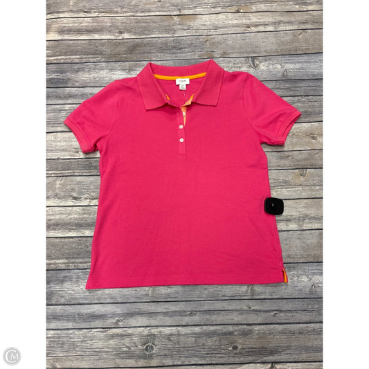 Top Short Sleeve By J. Crew In Pink, Size: Xs