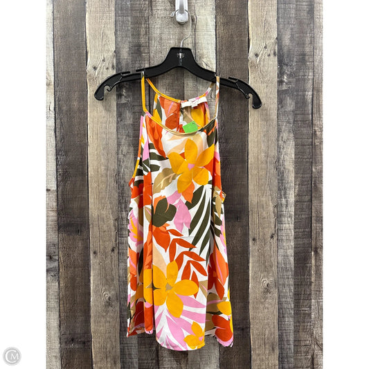 Top Sleeveless By Loft In Multi-colored, Size: M