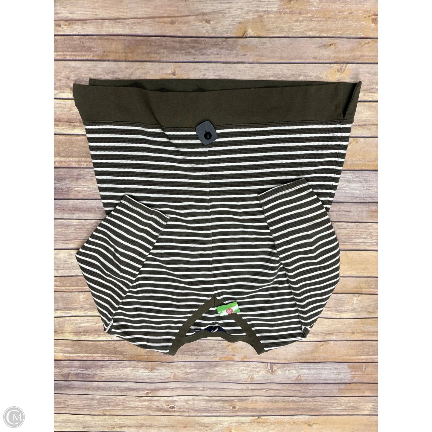 Top Long Sleeve By Lands End In Striped Pattern, Size: L