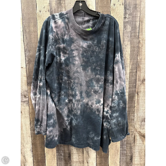 Tunic Long Sleeve By We The Free In Tie Dye Print, Size: L