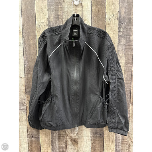 Athletic Jacket By Avia In Black, Size: L