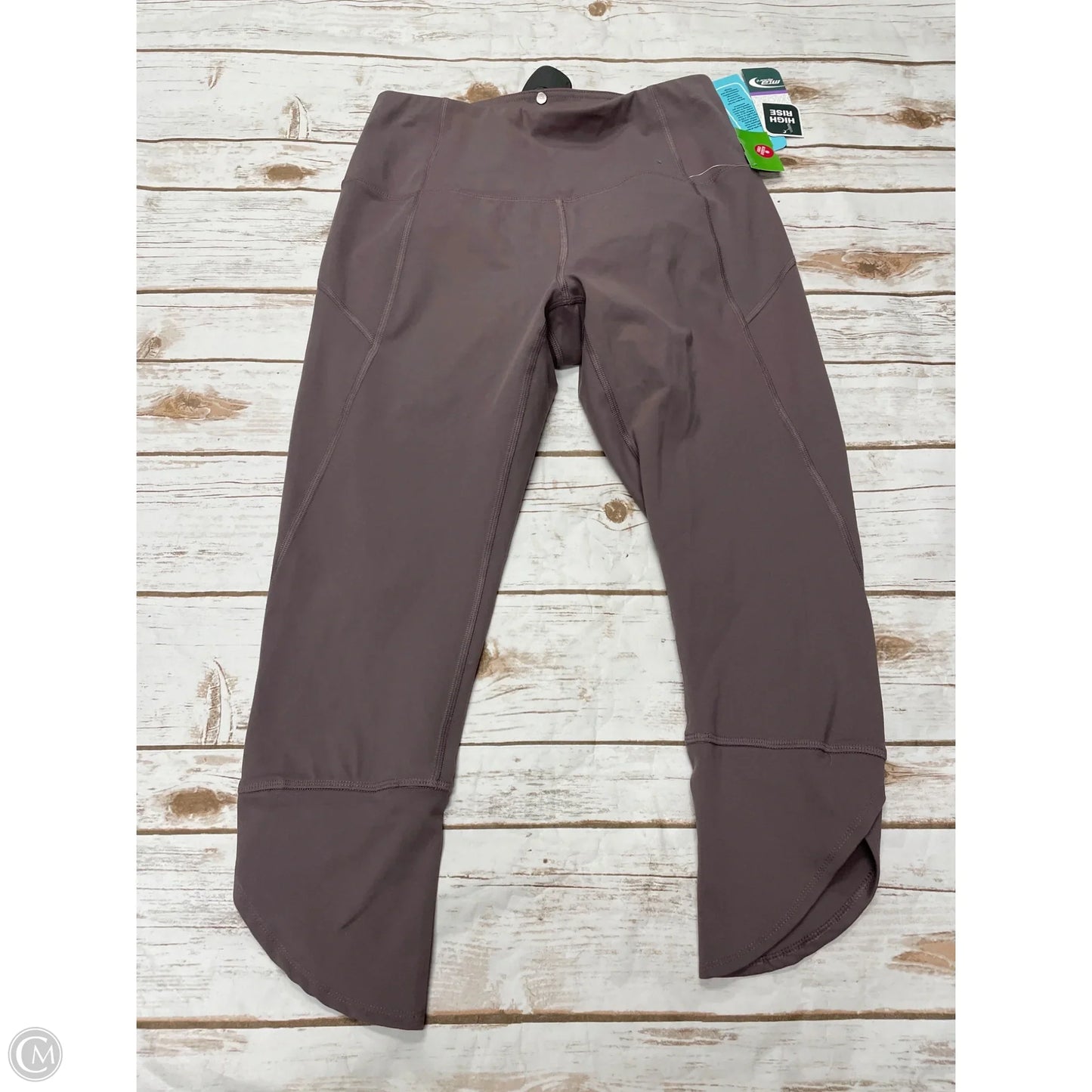 Athletic Leggings Capris By Mta Sport In Purple, Size: M