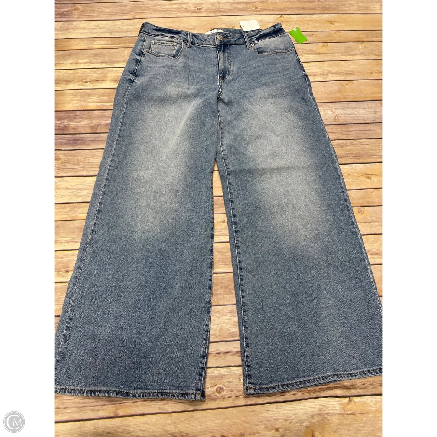 Jeans Wide Leg By Altard State In Blue Denim, Size: 12