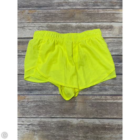 Athletic Shorts By Athletic Works In Yellow, Size: L